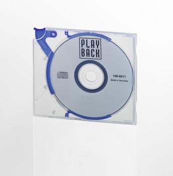 DURABLE QUICKFLIP CD/DVD Hülle 10 Stück blau (528806)