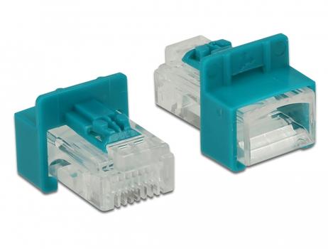 DELOCK RJ45 Secure Clip with plug set 6 pieces (86425)