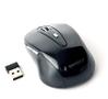 GEMBIRD Wireless optical mouse MUSW-6B-01,  1600 DPI, nano USB, black (MUSW-6B-01)