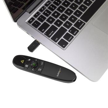STARTECH WIRELESS PRESENTATION REMOTE WITH GREEN LASER POINTER-90 F    (PRESREMOTEG)