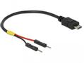 DELOCK USB Power Cable Micro-B to 2x pin header male 10 cm