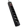 V7 6 OUTLET SURGE PROTECTOR EU 1.8M CABLE 1050J BLACK ACCS (SA0612B-8E5)