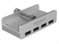 DELOCK External USB 3.0 4 port hub with locking screw, USB hub