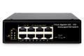 DIGITUS Industrial 7-port Gigabit PoE+Switch+1 PD-port IEEE802.3af/ at DIN rail extended temp.range IN (DN-651113)