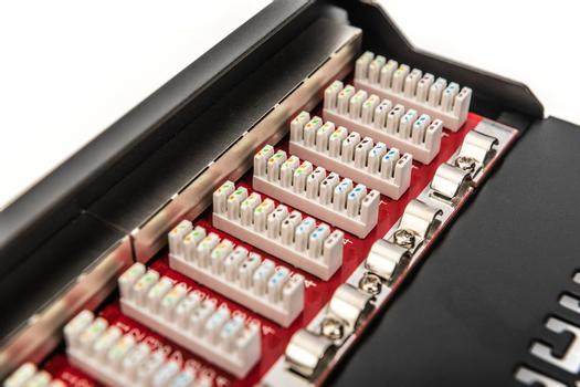 DIGITUS 10" PatchPanel. Cat6a. 12 Port. STP. Black Factory Sealed (DN-91612S-EA)