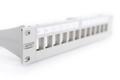 DIGITUS 10" Modular PatchPanel. 12 Port. STP. Grey (DN-91419)