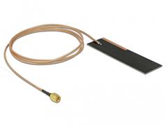 DELOCK LPWAN Antenna SMA plug 1 - 2 dBi RG-178 1 m PCB internal self adhesive