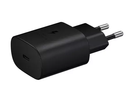 Samsung 25 watt reiseadapter - USB-C med kabel, USB PD 3.0 PPS (EP-TA800XBEGWW)