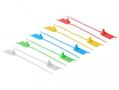 DELOCK Cable Ties with label tap L 205 x W 2.8 mm 10 pcs