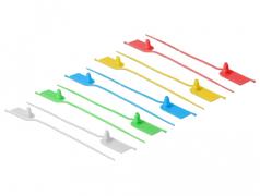 DELOCK Cable Ties with label tap L 205 x W 2.8 mm 10 pcs