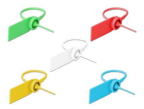 DELOCK Cable Ties with label tap L 180 x W 2.5 mm 10 pieces assorted colors (18825)