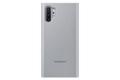 SAMSUNG Clear View Cover Note10+, Silver Clear View Cover for Note10+ (EF-ZN975CSEGWW)