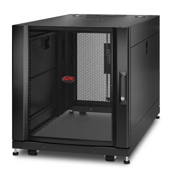APC NetShelter SX 12U Server Rack Enclosure 600mm x 1070mm w/ Sides Black (AR3103)