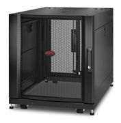 APC NetShelter SX - Rack cabinet - black - 12U - 19" - for P/N: SURT48RMXLBP