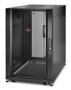 APC NetShelter SX - Rack cabinet - black - 18U - 19" - for P/N: SURT48RMXLBP