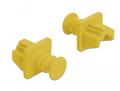 DELOCK Dust Cover for RJ45 jack 10 pieces yellow