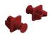 DELOCK Dust Cover for RJ45 jack 10 pieces red