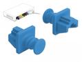 DELOCK Dust Cover for RJ45 jack 10 pieces blue (86509)