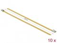 DELOCK Stainless Steel Cable Ties L 200 x W 4.6 mm yellow 10 pieces (18785)