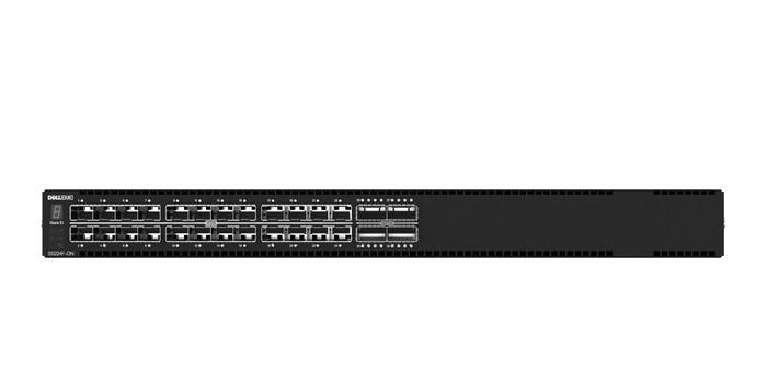 DELL EMC S5224F-ON Switch, 24x 25GbE SFP28, 4x 100GbE QSFP28 ports, IO to PSU air, 2x PSU (210-APHQ)