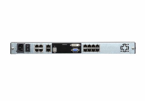 ATEN 8-Port 19” LCD CAT5e/6 KVM over IP Switch 1 local / 1 remote (KL1108VN-AXA-XG)