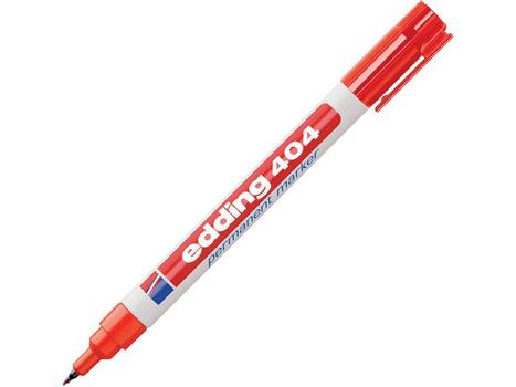 EDDING Merkepenn EDDING 404 rund rød (4-404002*10)