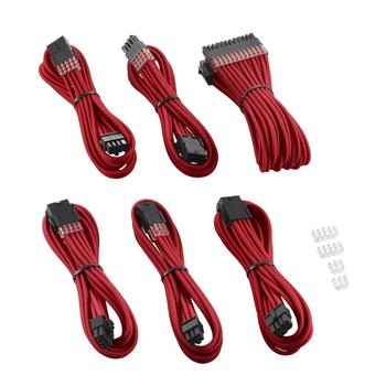 CableMod PRO ModMesh Cable Extension Kit - rot (CM-PCAB-BKIT-NKR-3PC-R)