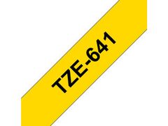 BROTHER TZe641 Sort på gul 18mm