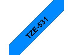 BROTHER P-Touch TZE-531 black on blue 12mm