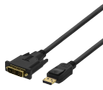DELTACO DisplayPort to DVI-D Single Link, 2m, 1080p, black