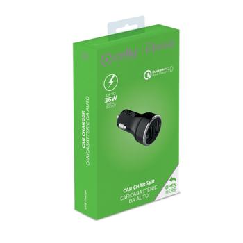 CELLY Mobile Device Charger Black (CC2USBQC30BK)