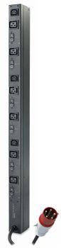 APC Rack PDU, Basic, Zero U, 22kW, 230V, (6) C19 & (3) C13, High Temp (AP7555A)