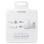 SAMSUNG Reiselader 220V, White USB-C, 2A -Fast Charger (EP-TA20EWECGWW)