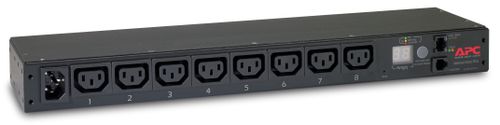 APC Netshelter Rack PDU, Metered, 1U, 12A/208V, 10A/230V, (8) C13 (AP7820B)