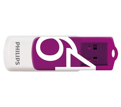 PHILIPS USB-Stick 64GB 2.0 USB Drive Vivid purple (FM64FD05B/00)