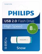 PHILIPS USB-Stick  8GB 2.0 USB Snow Edition green