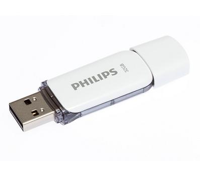 PHILIPS USB-Stick 32GB 2.0 USB Snow Edition grey (FM32FD70B/00)