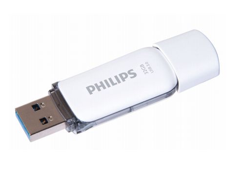 PHILIPS USB-Stick 32GB 3.0 USB Drive Snow super fast grey (FM32FD75B/00)