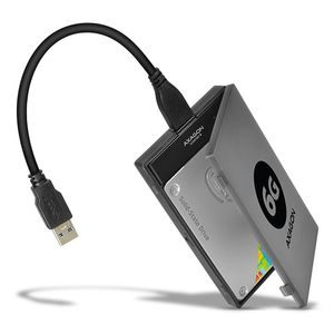 AXAGON USB3.0-SATA 6G UASP HDD External Adapter  Factory Sealed (ADSA-1S6)