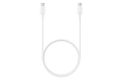 SAMSUNG EP-DA705 - USB-kabel - 24 pin USB-C (M) naar 24 pin USB-C (M) - USB 2.0 - 3 A - 1 m - wit