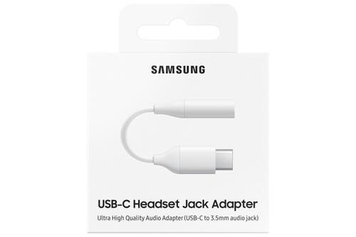 SAMSUNG USB-C - 3.5mm Jack Adapter Hvit (EE-UC10JUWEGWW)