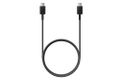 SAMSUNG EP-DA705 - USB-kabel - 24 pin USB-C (M) naar 24 pin USB-C (M) - USB 2.0 - 3 A - 1 m - zwart