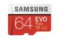 SAMSUNG MicroSDHC 64GB Samsung +SDHC Adapter CL10 EVO Plus MB-MC64GA/EU *BULK (bulk)