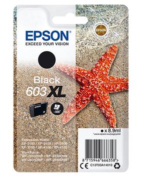 Epson 603XL - XL - svart - original - blekkpatron (C13T03A14020)