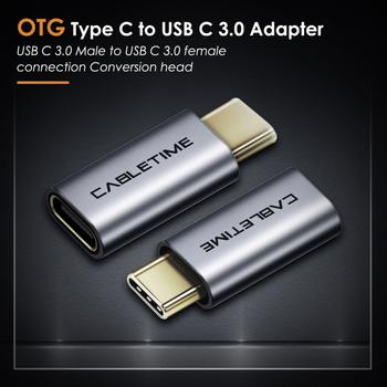 CABLETIME Premium USB-C: Han - USB-C: Hun, USB 3.0 adapter (580340195)