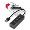 AXAGON AXAGON 4x USB3.0 Charging Hub. MicroUSB  Factory Sealed (HUE-S2B)
