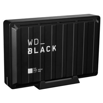 WESTERN DIGITAL WD_BLACK D10 Game Drive WDBA3P0080HBK - Hard drive - 8 TB - external (portable) - USB 3.2 Gen 1 - 7200 rpm - black (WDBA3P0080HBK-EESN)