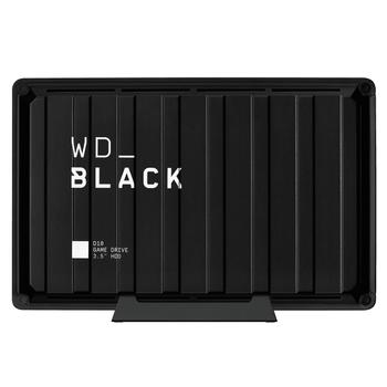 WESTERN DIGITAL WD_BLACK D10 Game Drive WDBA3P0080HBK - Hard drive - 8 TB - external (portable) - USB 3.2 Gen 1 - 7200 rpm - black (WDBA3P0080HBK-EESN)