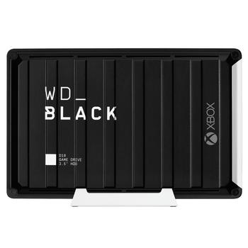 WESTERN DIGITAL WD BLACK D10 GAME DRIVE FOR XBOX 12TB USB 3.2 3.5Inch Black RTL (WDBA5E0120HBK-EESN)