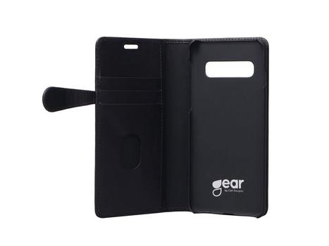 BUFFALO Wallet Sort Læder Til 3 kort Samsung Galaxy S10+ (590005)